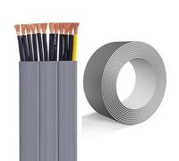 Câble Plat For Ascenseur TVVB 0,75 Mm²-2,5 Mm², 7,6 À 30,5 M, 12/14 Brins, Fil Souple Ignifuge (-40 °C À 90 °C), Avec Ruban Isolant, for Appareils Électroménagers, Éclairage LED(25ft,1.00mm²-14C)