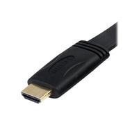 StarTech.com Câble plat HDMI haute vitesse Ultra HD 4K avec Ethernet de 5m - HDMI vers HDMI - M/M