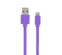 Câble plat Lightening MFI 1 m lavande