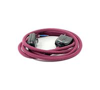 Câble plat textile 2 fils (2 x 0,75 mm²) 1,80 m avec interrupteur et embouts Noir/argenté/noir/blanc/rouge
