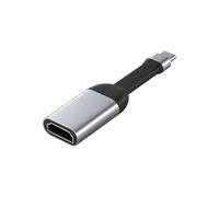 Câble plat USB-C vers Mini DisplayPort DP 4K HD, convertisseur portable compatible