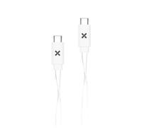 Câble plat USB-Type C vers USB Type C Wefix 1 m Blanc