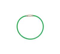 Câble porte-clés, Porte-clés en bobine de fil multicolore, 10 pièces, boucle suspendue acier inoxydable, 5-8.5cm(Green,8.5cm)