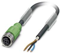 Câble pour capteurs/actionneurs Phoenix Contact SAC-3P-10,0-PUR/M12FS SH 1500680 Contenu: 10 pc(s)