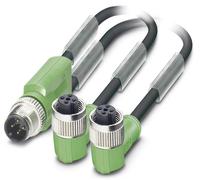 Câble pour capteurs/actionneurs Phoenix Contact SAC-3P-M12Y/2X0,6-PUR/M12FR B 1669000 Contenu: 1 pc(