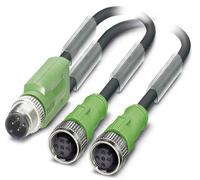 Câble pour capteurs/actionneurs Phoenix Contact SAC-3P-M12Y/2X3,0-PUR/M12FS B 1668988 Contenu: 1 pc(s)