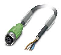 Câble pour capteurs/actionneurs Phoenix Contact SAC-4P-10,0-PUR/M12FS SH 1500716 Contenu: 1 pc(s)