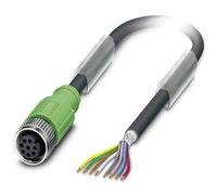 Phoenix 1522891 10 m Black, Grey Signal Cable - Signal Cables (10 m, m12, Black, Grey)