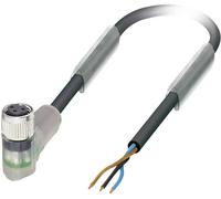 Câble pour capteurs/actionneurs Pôle: 3 avec LED Phoenix Contact SAC-3P- 5,0-PUR/M 8FR-2L 1671085 1 pc(s)