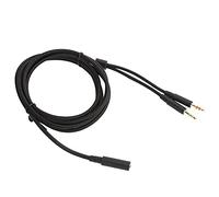 Câble pour Casque D'ordinateur, Adaptateur 2 en 1 pour Cloud Stinger/Cloud Mix, Etc., Fil Tressé Noir, Plug and Play.