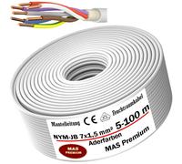 Câble pour chambre humide de 5 à 100 m câble d'alimentation câble gaine NYM-J...