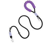 Câble pour Chien - 2 m Corde de Traction pour Animaux | Laisse pour Chiens avec Poignée en Mousse Taille Moyenne - pour Sacs à Crottes Randonnée Camping Voyage Extérieur