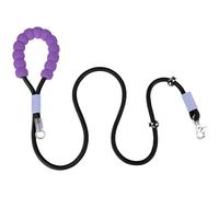 Câble pour Chien - Laisse de Traction en Corde Antidérapante 2 m,Attache Renforcée pour Grands Chiens avec Poignée en Mousse,Idéal pour Randonnée Camping Course