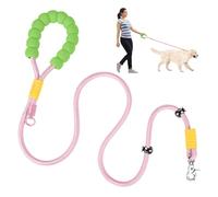 Câble pour Chiens de Taille Moyenne,Laisse de Traction en Corde Antidérapante 2 m | Poignée en Mousse Résistante pour Grands Chiens,Accessoires pour Randonnée Camping Voyages en Extérieur Sacs à
