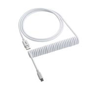 Câble pour clavier - CABLEMOD - Classique spiralé - Blanc glacier - USB-C - Rétractable