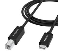 Câble pour imprimante/scanner USB-B - USB-C 1 m - noir