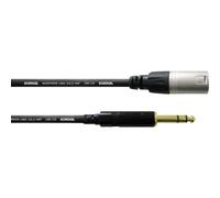 Câble pour microphone Cordial 1,5 m REAN XLR-M/jack 6,3 mm noir XLR-M/jack 6,3