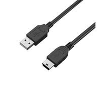 Cable pour Nikon Coolpix S31/S3100/S32/S3200/S3300/S3400/S3500/S3600/S3700 - Cable MINI USB/USB 2.0 Noir 1 Mètre Phonillico®