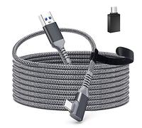 Câble pour Oculus Quest 2 Link, TOTU 16FT USB 3.2 Gen 1 vers Type C Link Câble Compatible pour Oculus Quest, Transfert de Données Haute Vitesse et Charge Rapide