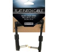 Câble pour pédales Patch Plat Coil Noir 5 à 50 cm