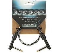 Câble pour pédales Rockboard Patch Plat Salt and Pepper Tweed 30 cm