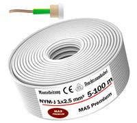 Câble pour pièce humide de 5 à 100 m câble d'alimentation câble gaine NYM-J 1...