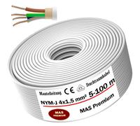 Câble pour pièce humide de 5 à 100 m câble d'alimentation câble gaine NYM-J...