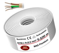 Câble pour pièce humide de 5 à 100 m câble d'alimentation câble gaine NYM-J 4...