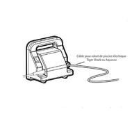 Hayward Câble flottant pour robot de piscine Tiger Shark ou Aquavac 16,76 m 2 broches