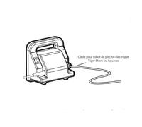 Hayward Câble flottant pour robot de piscine Tiger Shark ou Aquavac 16,76 m 2 broches