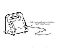 Câble pour robot de piscine électrique Tiger Shark ou Aquavac - Hayward