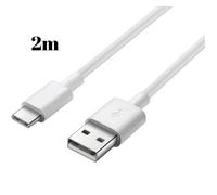 Cable pour Samsung Galaxy A20E,A40,A50,A70,A80,S10,S9,S8,NOTE 10,NOTE 9,NOTE 8 - Cable Chargeur Type USB-C 2 Metres [Phonillico®]
