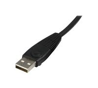 Câble pour switch KVM USB VGA de 3 m - Cordon pour commutateur KVM universel 2-en-1 de 3 mètres - HD-15 vers USB (SVUSB2N1_1) - Câble vidéo / USB -