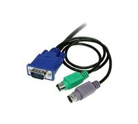 StarTech Câble pour switch KVM VGA 3-en-1 PS/2 mâle-mâle 1,80 m