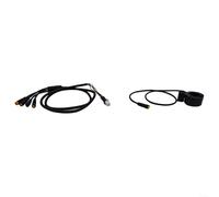 Câble pour vélo électrique 1T4 pour Bafang BBS00 G330 G510 M620 Systèmes de moteur prenant en charge les protocoles UART et CAN avec accélérateur 130X intégré (1T4 CAN + 130X)