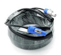 Câble PowerCON et DMX 2 en 1, alimentation et signal XLR 3 broches for la connexion d'éclairage de scène(5m)