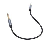 Câble Premium 3,5 Mm Mâle vers 6,35 Mm Mâle, Connexion Solide pour Systèmes de Cinéma Maison et Récepteurs AV