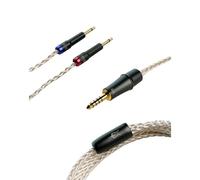 Câble premium symétrique Meze audio mono 3,5 mm à 4,4 mm Cuivre plaqué Argent