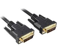 PremiumCord DVI-D (M)/DVI-D (M), 5m câble DVI Noir - Câbles DVI (5m, 5 m, DVI-D, DVI-D, Noir, 2560 x 1600 pixels, Polyvinyl chloride (PVC))