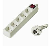 Câble Premiumcord Rallonge 230 V 10 M 5 Prises + Interrupteur, Extension Avec Prise, Câbles Réseau, Câbles, Réduction,Commutateurs