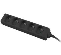 Câble Premiumcord Rallonge 5 Prises 230v 3m, Noir Extension Avec Douille, Câble De Réseau, Câbles, Adaptateurs, Commutateurs