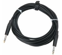 Cable Professionnel de Jack Stereo 6.3mm Guitare Basse Batterie Electronique 6m