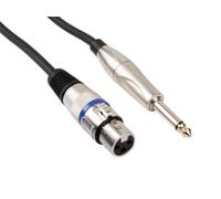 Câble Professionnel Xlr, Prise Xlr Sur Connecteur Mono 6,3Mm (3M)
