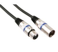 Câble Professionnel Xlr, Secteur Xlr Sur Prise Xlr - Noir (1M)