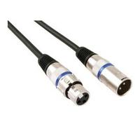 Cable Professionnel Xlr, Xlr Male Vers Xlr Femelle (3m Noir) G