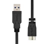 Câble ProXtend USB 3.2 Gen1 A vers Micro BM/M Noir 1M, USB3AMB-001