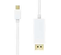 Câble ProXtend USB-C vers DisplayPort 0,5 m blanc, USBC-DP-0005W