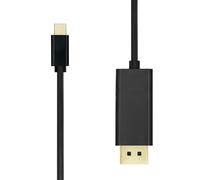 Câble ProXtend USB-C vers DisplayPort 0,5 m Noir, USBC-DP-0005