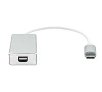 Câble ProXtend USB-C vers Mini DP 20 cm argent, USBC-MINIDP-0002S