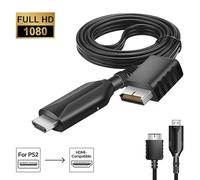 Câble PS1 / PS2 vers HDMI - Convertisseur Vidéo & Audio 720p/1080p - 100 cm - Plug & Play pour TV HD, Moniteur et Projecteur - Compatible PS1/PS2 PAL & NTSC - Straße Game®